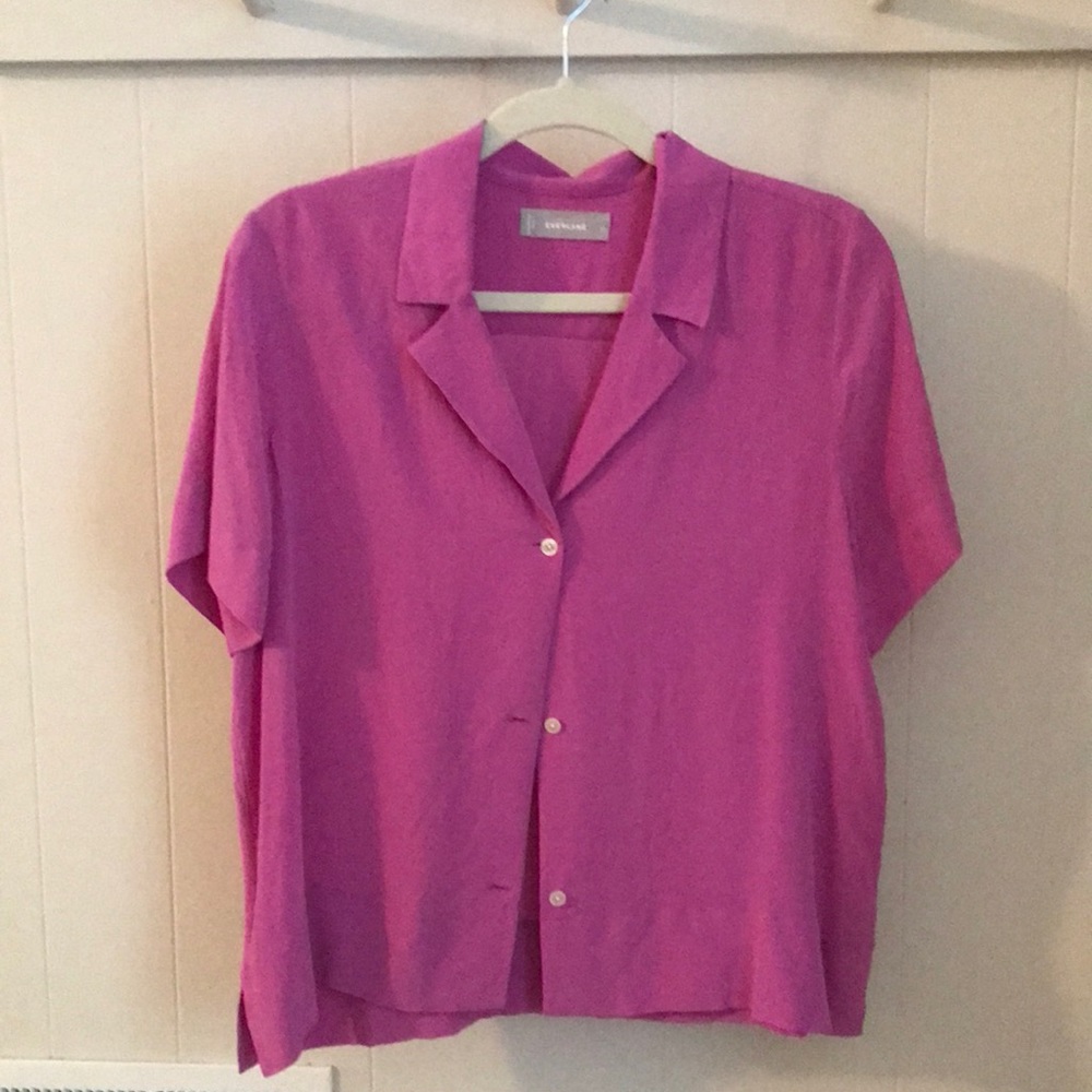 Everlane Clean Silk Blouse 10